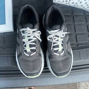 On Running Black and White Athletic Shoes